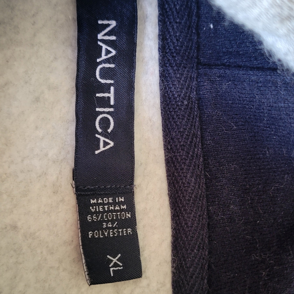 Nautica Men's Gray Hoodie Sweater - Picture 4 of 7